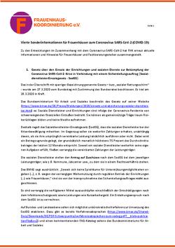 Vierte Sonderinformation Vierte Sonderinformation