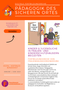 Fortbildungsreihe P&auml;dagogik des sicheren Ortes 