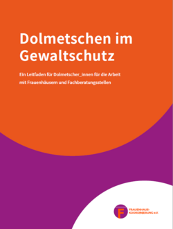 Titelblatt Leitfaden Dolmetschen - Dolmetschende Titelblatt Leitfaden Dolmetschen - Dolmetschende