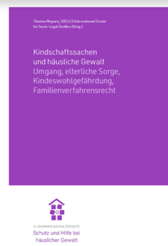 Deckblatt der Studie Kindschaftssachen und h&auml;usliche Gewalt
