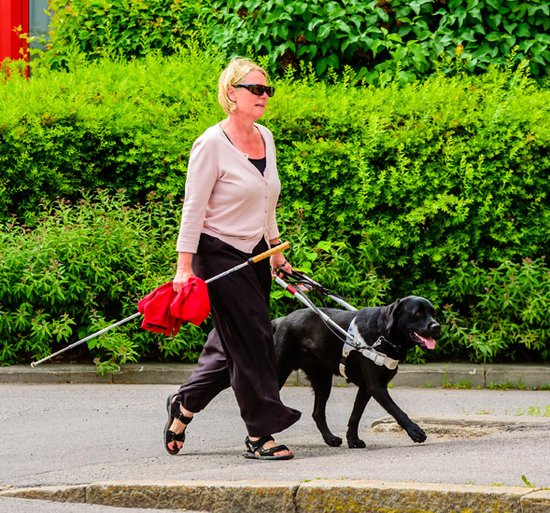 iStock Foto blinde Frau