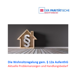 Umfrage Wohnistzregelung - Parit&auml;tischer Gesamtverband (Titelblatt)