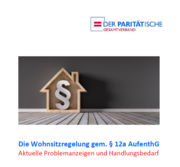 Umfrage Wohnistzregelung - Parit&auml;tischer Gesamtverband (Titelblatt)