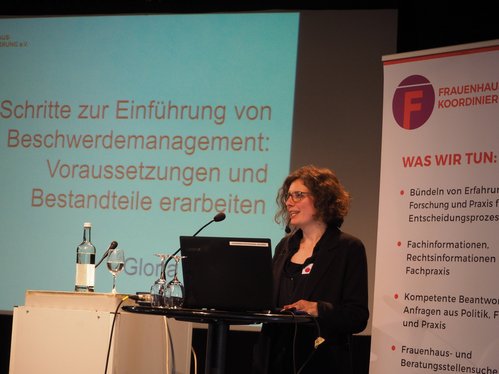Gloria Goldner, Projektleiterin FHK