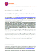 Pressemitteilung Neue Corona Verordnung