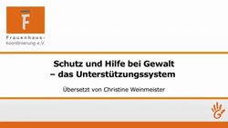 DGS Video: Schutz und Hilfe bei Gewalt - das Unterst&uuml;tzungssystem